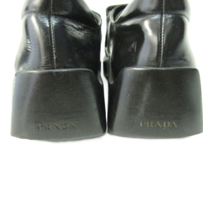 Prada Velcro Sneakers Square Toe Black Approximately 24cm (9.45in) AA