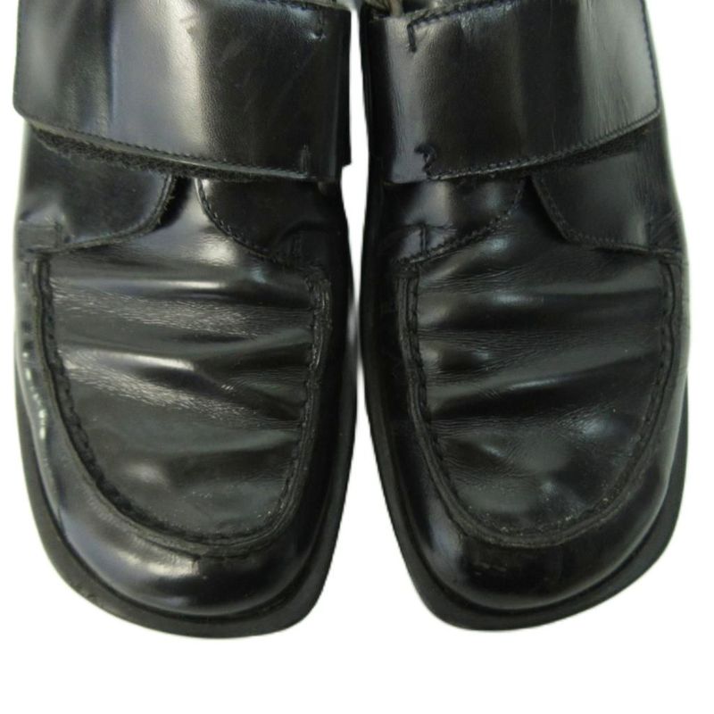 Prada Velcro Sneakers Square Toe Black Approximately 24cm (9.45in) AA