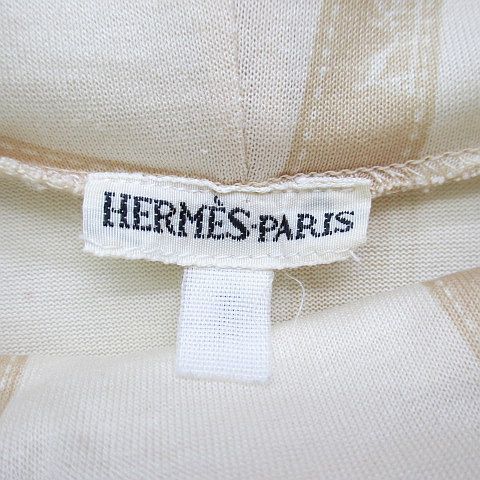 Hermes Bolduc High Neck Cut And Sewn Margiela Period Ribbon Pattern Long Sleeve