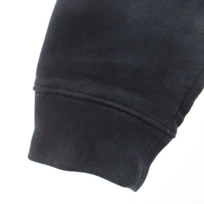 Loewe Anagram Parka Pullover Hoodie Leather Logo Patch M Navy 1230 • MNK4