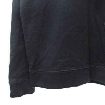 Loewe Anagram Parka Pullover Hoodie Leather Logo Patch M Navy 1230 • MNK4