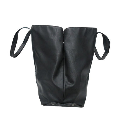 Bottega Veneta Marco Polo Tote Bag PVC Large Capacity Business Black