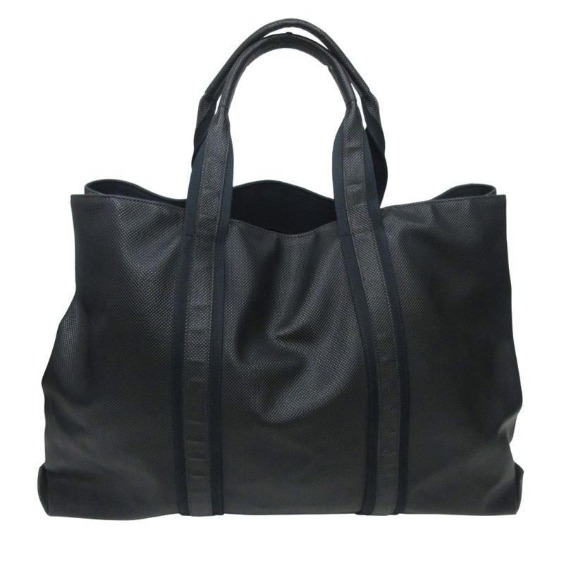 Bottega Veneta Marco Polo Tote Bag PVC Large Capacity Business Black