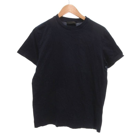 Prada T-shirt Short Sleeve Triangle M Navy Blue JS • GY53