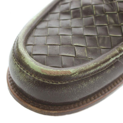 Bottega Veneta Coin Loafers Leather Intrecciato 40 25cm (9.84in) Brown XZ