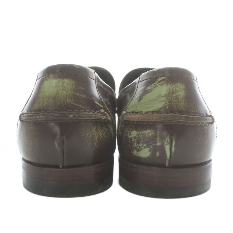 Bottega Veneta Coin Loafers Leather Intrecciato 40 25cm (9.84in) Brown XZ