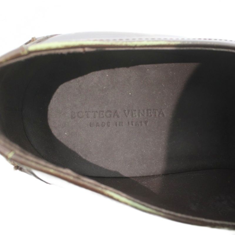 Bottega Veneta Coin Loafers Leather Intrecciato 40 25cm (9.84in) Brown XZ