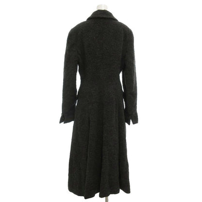 Christian Dior Double Breasted Long Coat Chester Cashmere Blend Alpaca Blend