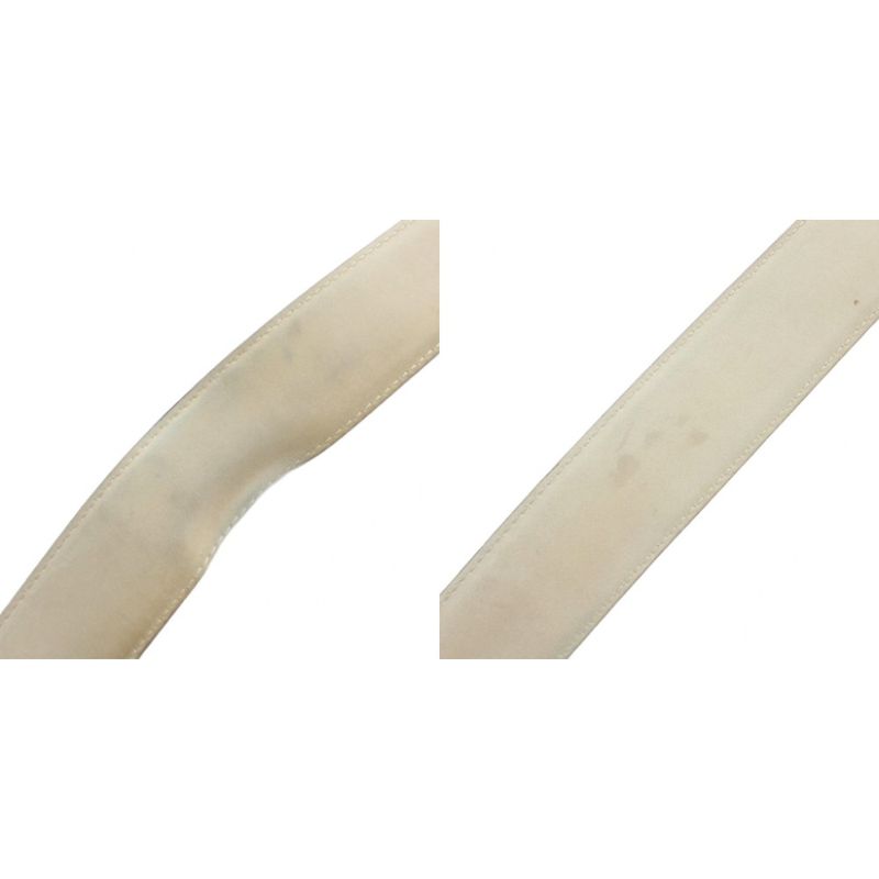 Bvlgari Belt Leather Buckle Round Logo Silver Hardware 110 44 Brown XZ • OH •