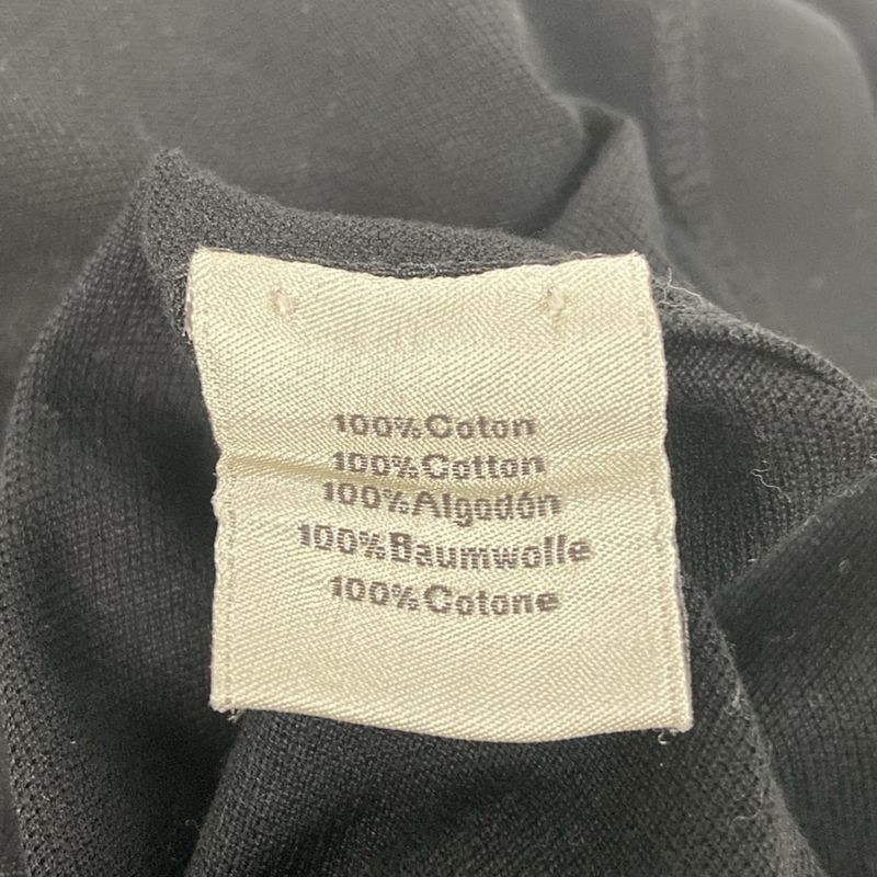 Hermes Short Sleeve T-shirt Sizes XXL XL Men's - Black Chest Pocket 100% Cotton