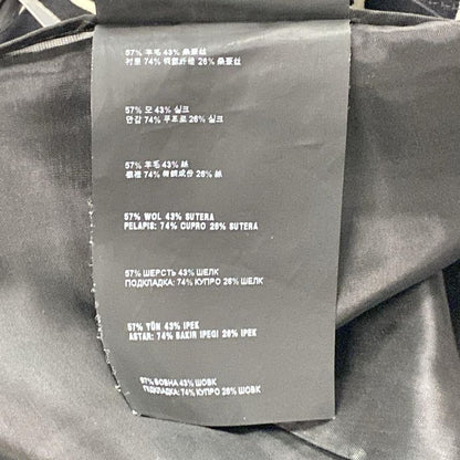 Prada Skirt Size 36 S Women's - Black X White Plaid Knee Length