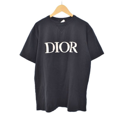 Dior 21SS T-shirt Short Sleeve Logo Embroidery S Navy 183j685a0677