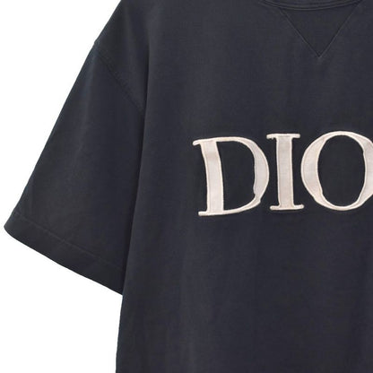 Dior 21SS T-shirt Short Sleeve Logo Embroidery S Navy 183j685a0677