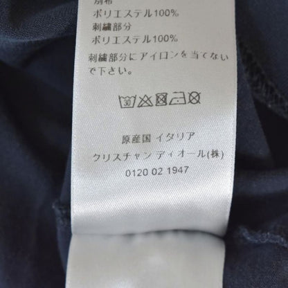Dior 21SS T-shirt Short Sleeve Logo Embroidery S Navy 183j685a0677