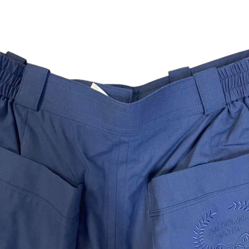 Christian Dior Sports Tuck Pants Center Press L Blue