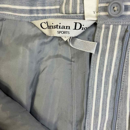 Christian Dior Sports Center Press Pants Striped Pants M Sky Blue