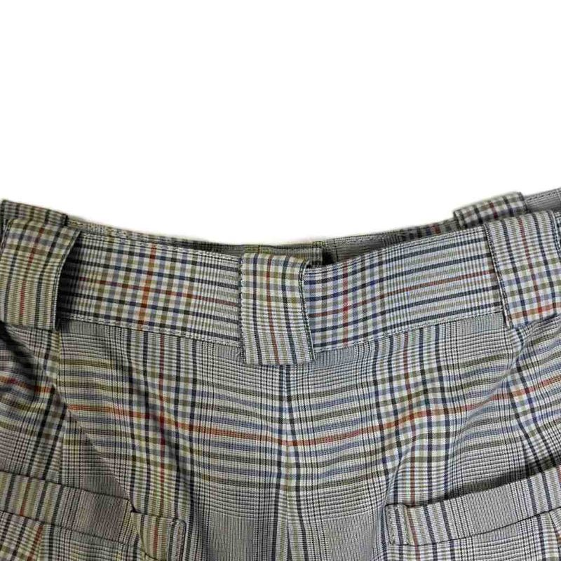 Christian Dior Sports Slacks Tuck Pants Check M Gray