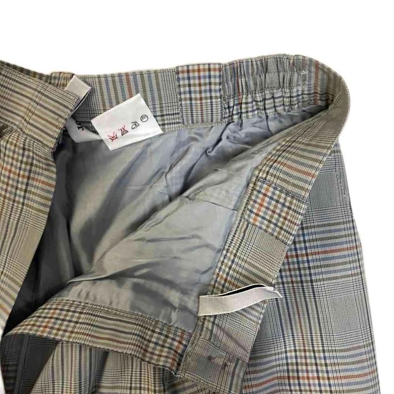 Christian Dior Sports Slacks Tuck Pants Check M Gray