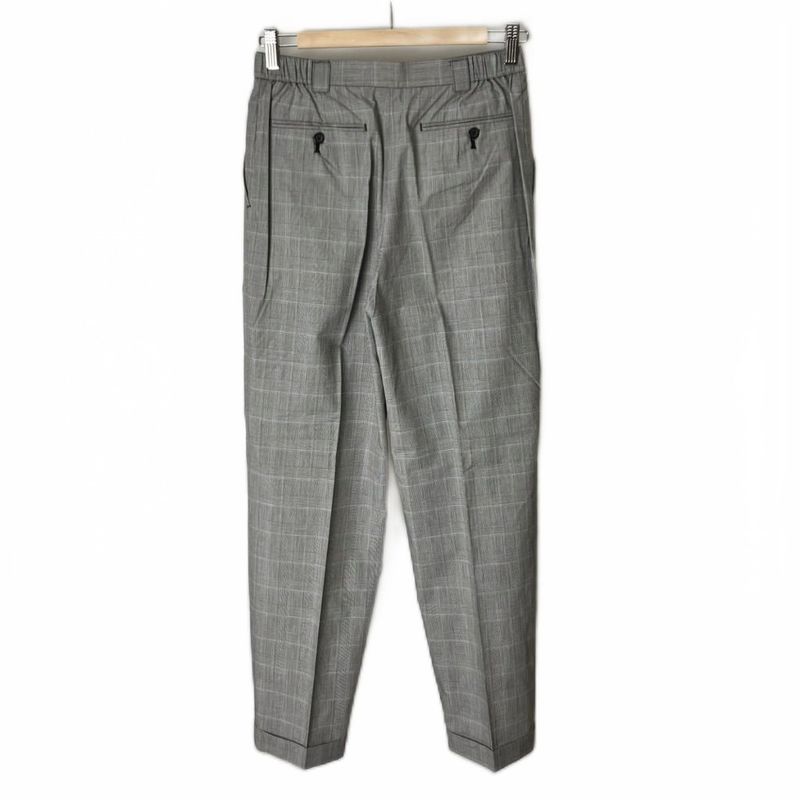 Christian Dior Sports Slacks Tuck Pants Check M Gray