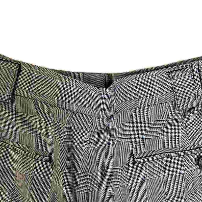 Christian Dior Sports Slacks Tuck Pants Check M Gray