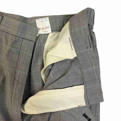 Christian Dior Sports Slacks Tuck Pants Check M Gray