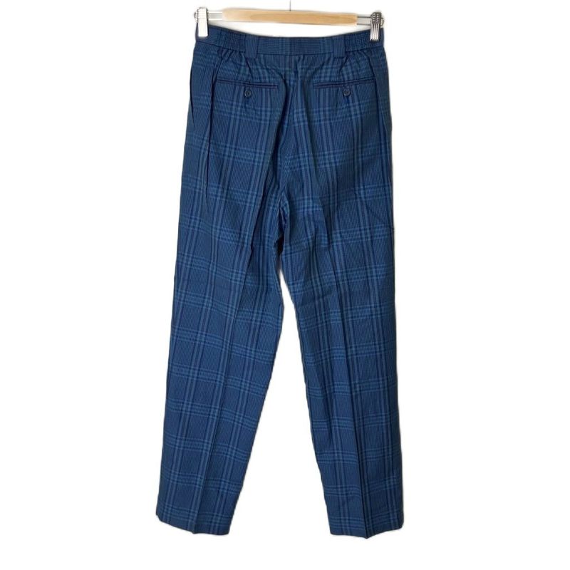 Christian Dior Sports Slacks Tuck Pants Check M Blue