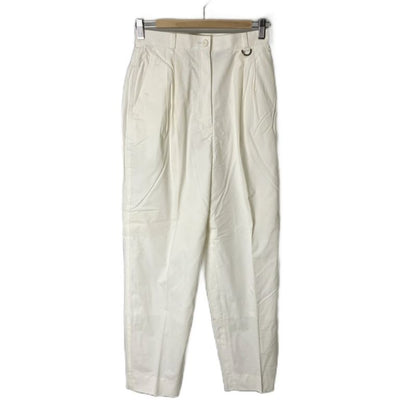 Christian Dior Sports Tuck Pants Tapered Pants L Ivory