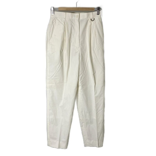 Christian Dior Sports Tuck Pants Tapered Pants L Ivory