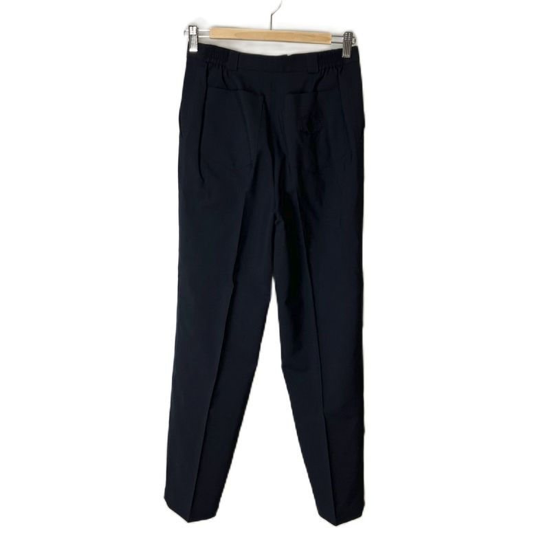 Christian Dior Sports Slacks Tucked Pants Tapered Wool M Navy