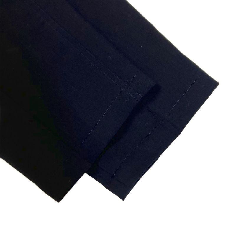 Christian Dior Sports Slacks Tucked Pants Tapered Wool M Navy