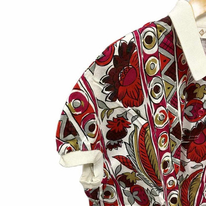 Christian Dior Sports Allover Pattern Polo Shirt Short Sleeve Floral Pattern L