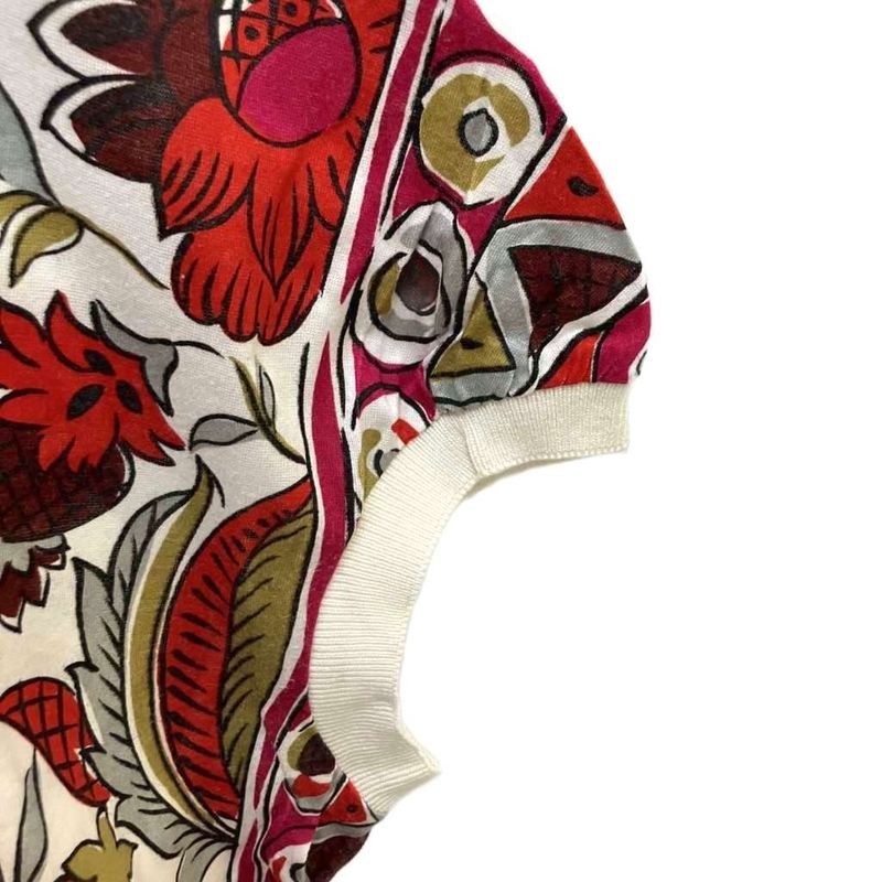 Christian Dior Sports Allover Pattern Polo Shirt Short Sleeve Floral Pattern L