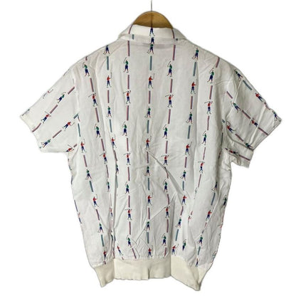 Christian Dior Sports Golf Pattern Shirt Short Sleeve Pullover L White