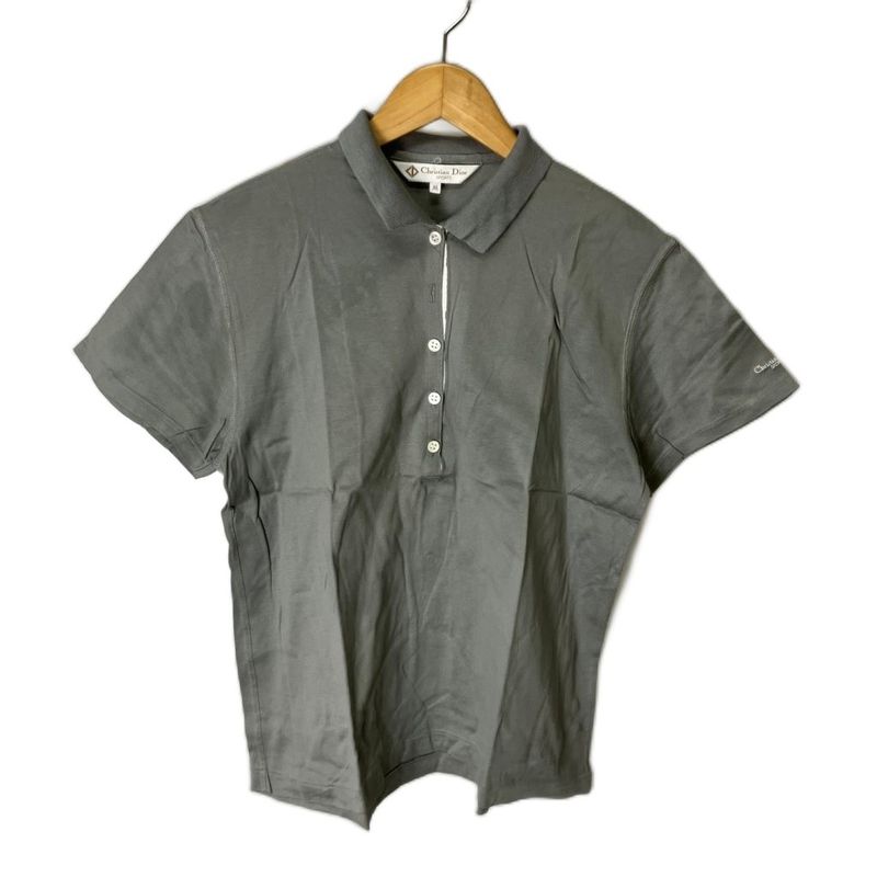 Christian Dior Sports Polo Shirt Short Sleeve Shirt M Gray