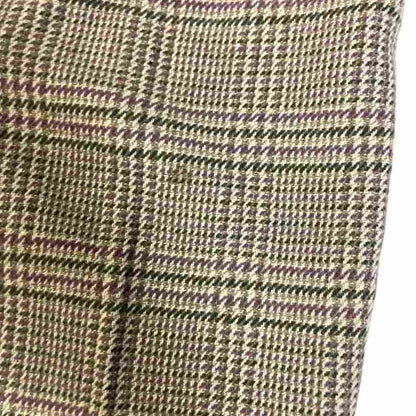 Christian Dior Sports Wool Slacks Tuck Pants Check M Gray