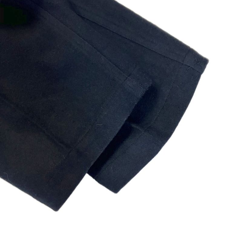 Christian Dior Sports Wool Slacks Tuck Pants Logo Embroidery L Navy