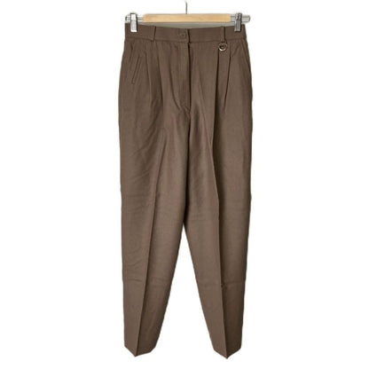 Christian Dior Sports Wool Slacks Tuck Pants Wool M Brown