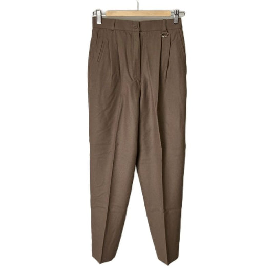 Christian Dior Sports Wool Slacks Tuck Pants Wool M Brown