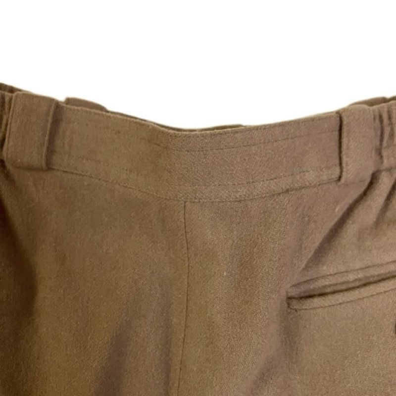 Christian Dior Sports Wool Slacks Tuck Pants Wool M Brown