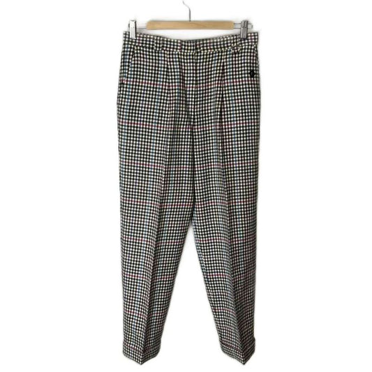 Christian Dior Sports Wool Slacks Tuck Pants Wool M Black White