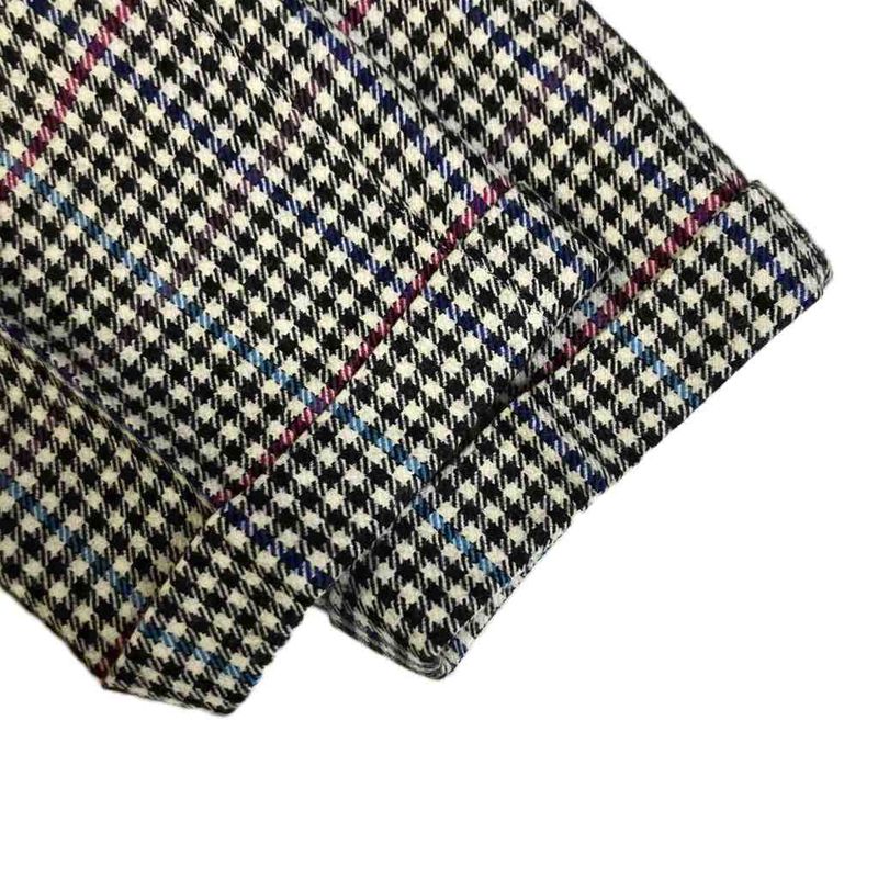 Christian Dior Sports Wool Slacks Tuck Pants Wool M Black White