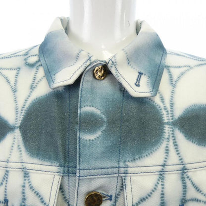 Louis Vuitton Monogram Shibori Printed Denim Jacket Hoa90wx67 Denim Jacket