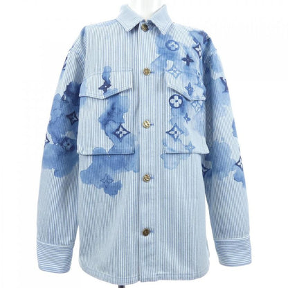 Louis Vuitton Striped Monogram Workwear Hls05wbx7 Denim Jacket