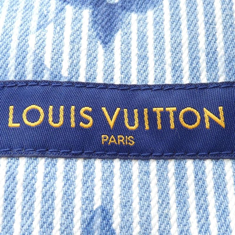Louis Vuitton Striped Monogram Workwear Hls05wbx7 Denim Jacket