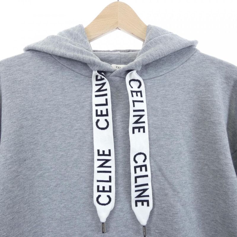 Celine Hooded Loose Sweatshirt 2y468670q Parka