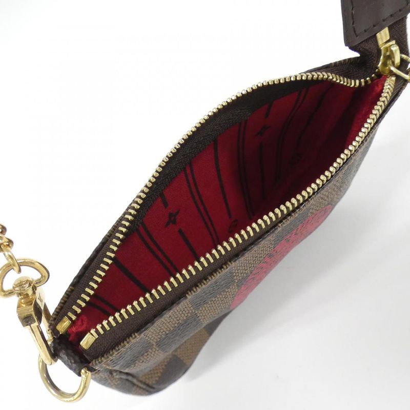 Louis Vuitton Damier (t&b) Mini Pochette Accessory N58011 Accessory Pouch