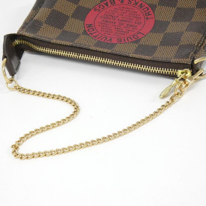 Louis Vuitton Damier (t&b) Mini Pochette Accessory N58011 Accessory Pouch