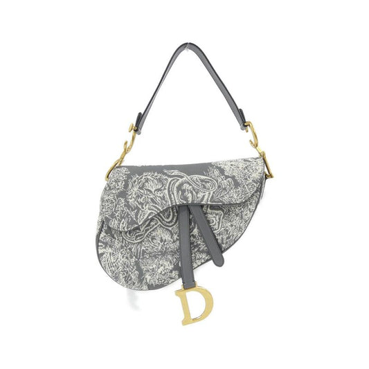 Christian Dior Toile DE JOUY Reverse Saddle Shoulder Bag