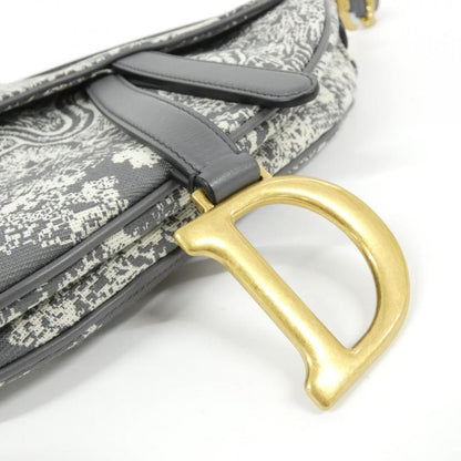 Christian Dior Toile DE JOUY Reverse Saddle Shoulder Bag