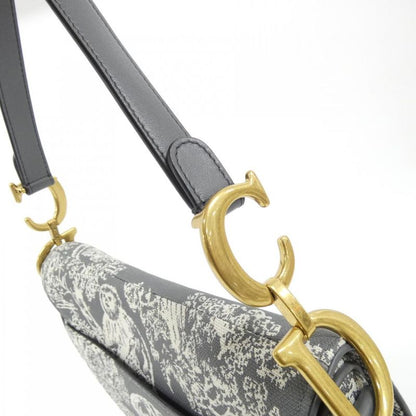 Christian Dior Toile DE JOUY Reverse Saddle Shoulder Bag